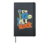 Guitar Kids 12th Birthday I'm 12 And I Rock Guitarist Gift Hardcover Journal, Black