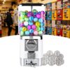 Gumball Machine for Kids, Coin Operated Bubble Gum Machine, Holds 220 Pieces of 32mm Gacha Balls, Pick One Size from 25-35mm (1-1.38") Capsules – for Toy Capsules Bouncy Balls Candy Blue
