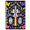 GuoChe Notebook Journals 1 Pack Easter Cross Bow He Is Risen Christian Girls Kids Women