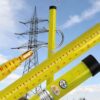 GUTYGIO Retractable High-Voltage Height Measuring Pole,20ft 30ft 40ft 50ft 60ft 6m/19.7ft