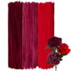 GUWINA 300Pcs Red Pipe Cleaners Bulk 6mm Thick 12" Long (Gradient Red)