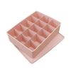 GVRMLDF Closet Underwear Organizer Foldable Box Separated Socks Drawer Divider Easy Ondergoed(D)