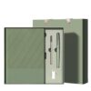GYECWIOCM Diagonal Stripe Notebook Signature Pen Memory Card Flash Drive Gift Box