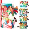 hahaland Baby Books 0-6 Months, Infant Tummy Time Sensory Toys