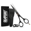 Hair Cutting Scissors 6.5 Inch, Professional Hair Shears, Haircut Scissors for Barber Salon – High Carbon Stainless Steel Blades - Ergonomic for Men, Women & All Ages (Black, 6.5 inches)