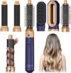 Hair Dryer Brush 5 in 1, Negative Ion Blow Dryer Brush Set - 110,000 RPM High- Speed Hot Air Brush Air Styler Curling Wrap Air Curler, Curling Iron Hair Styling Tool for Straight Curl Drying Smoothing