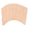 HAKIDZEL 70pcs Wooden Wavy Fan Handles 8 Inch Sticks for Wedding Program Fans Khaki Color Craft Sticks Made of Wood for DIY Handcraft Projects and Home Decor