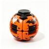 Halloween 3D Press‑to‑Spin Fidget Ball, Spinning Top for Kids & Adults，Orange Style
