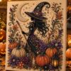 Halloween Beads, Pearl Diamond Art for Adults and Kids, Fall DIY Gift for Beginner,B