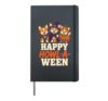 Halloween Corgi Dog Lover Happy Howl-A-Ween Costume Hardcover Journal, Black