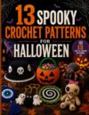 Halloween Crochet Pattern Book: 13 Easy Spooky Crochet Patterns for Ghosts, Pumpkins, Spiders, Skulls, Hats, Bags, Keychains, Coasters & Halloween: ... Skulls, Bags, Hats, Keychains, Coasters