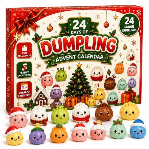 Halloween Glitter Squishies for Adults, Bao Bun Shaped Slow Rising Squeeze Fidget Toys with Matching Storage Trays, Pumpkin Ghost Eyeball Skeleton, Party Favors and Desk Decor (24-Pcs)