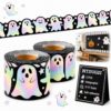 Halloween Holographic Laser Ghost Border Sticker 17 Ft Self Adhesive Trim
