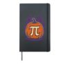 Halloween Math Teacher Pumpkin Pi Symbol Jack O Lantern Hardcover Journal, Black