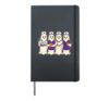 Halloween Nurse Squad Ghost Scrubs Stethoscope Women Hardcover Journal, Black