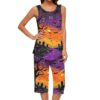 Halloween Pajama Set For Women Spooky Halloween Pajamas 2 Piece Outfits