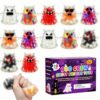Halloween Party Favors, 12PCS Fidget Stress Balls, Ghost Squeeze Toys Bulk