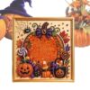 Halloween Pearl Art DIY Kit Sparkling 3D Bead Cat Ghost Halloween PearDecor