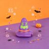 Halloween Pop It Fidget Toys, for Adults Squeeze Stress Cute Sensory Stress Relief Toy,Halloween Party Favors Gifts Black