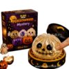 Halloween Pumpkin Stress Ball for Adults, Slow Rise Glitter Dumpling Squishie-s Spooky Ghost Decorations, Hallowee Cute Pumpkins Squeeze Fidget Toys for Anxiety Relief Gifts Kids 5pcs