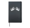 Halloween Skeleton Boobs Hardcover Journal, Black