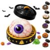Halloween Spooky Ghost Dumpling Squishies Toys, Dumplings Stress Balls for Adults Fidget Toy with Steamer,Relief Fidget Sensory for Holiday & Birthday Gifts (171#White)