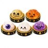 Halloween Spooky Glitter Dumpling Squishie-s Toys, 5pcs
