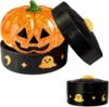 Halloween Spooky Pumpkin Stress Ball Squeeze Toy for Adults (Pink) | Glitter Dumpling Squishies Spooky Ghost Decor, Cute Halloween Pumpkin Squeeze Fidget Toy for Stress Anxiety Relief
