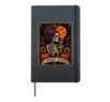Halloween Spooky Sister Tarot Card Vintage Funny Halloween Hardcover Journal, Black