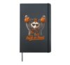Halloween Trick or Treat Opossum Funny Halloween Meme Hardcover Journal, Black