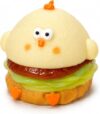 Hamburger Chicken Squishy Toy, Super Soft Slow Rising Stress Ball Fidget Toys, Anti-Anxiety Sensory Relief Gift for Kids Adults