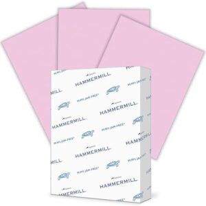 Hammermill Colored Paper, 20 lb Lilac Printer Paper, 8.5 x 11-1 Ream (500 Sheets) - Made in the USA, Pastel Paper, 102269C