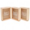 Hampton Art Honeymoon Fund Box, Wedding Gift Card Holder, 3pc