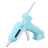 Hamwesh Hot Glue Gun, Fast Heating Cordless Glue Gun Kit, Rechargeable with 10 Pcs 7mm High Adhesion Sticks for Crafts, Construction, Wood, DIY and Repairs (Green)