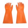 Hamwesh Insulated Rubber Gloves, 35KV Class 00 Non Static 1mm Thick Flexible Soft Rubber Carbon Filament, High Voltage Electrician with Knitted Gloves for Electrical Work