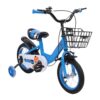 Hamwesh Kids Bike, Adjustable Seat Height Lightweight Iron Frame All Terrain Tires Bicycle for Kids 3-10 Training Wheels Bike with Basket for Boys Girls Toddlers Outdoor Riding Cycling (14 Inches)