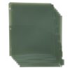 Hamx 3 Ring Binder Dividers Light Green with Pockets & 8 Tabs Letter Size