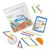 hand2mind AngLegs Small Group Set with 8 Protractors