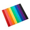 hand2mind Plastic Blank Rainbow Fraction Tiles, Set of 51