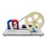 Hand Cranked AC/DC Switchable Generator Demonstrator Barium Permanent Magnet Armature Rotor Built-in Voltmeter Electromagnetic