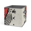 Hand Heart Foldable Oxford Fabric Storage Cube Collapsible Decorative Organizer Bin For Closet Bedroom