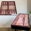 Handmade Wooden Backgammon Set for Adults, Persian King Design| 19.6" Luxury Gift for Dad & Game Lovers