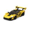 Handmade Yellow Supercar Building Block Set, DIY Sports Car Model Kit with Racing Design, Creative Construction Toy for Teens and Collectors