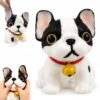 Hand Painted Dog Squishy Toy,Big Cute Ultra Soft Squeeze Fidget Toy(HBFD L)