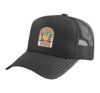 Handsome Dude Retro Skate Smile Face Peace Sign Trucker Hat with Adjustable Mesh Back, Black