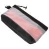 Hanging Tool Pouch Small PVC Zipper Bag with Mesh Window