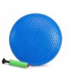 Hanstuten Wobble Seat Cushion Balance Disc - Rubber Wiggle Seat for Active Sitting, Office Desk Chair, and Core Strength Training (Blue)