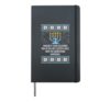 Hanukkah Cellphone 8 Days Menorah Ugly Chanukah Jewish Hardcover Journal, Black