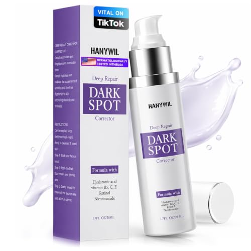 HANYWIL Dark Spot Remover for Face & Body Serum with Retinol & Niacinamide - Corrects Melasma, Sun & Age Spots, Hyperpigmentation Treatment for All Skin, Dermatologist Tested (1.7 Fl Oz)