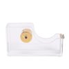 Haofy Acrylic Tape Dispenser with Cutter, Rose Gold Desktop (Gold)